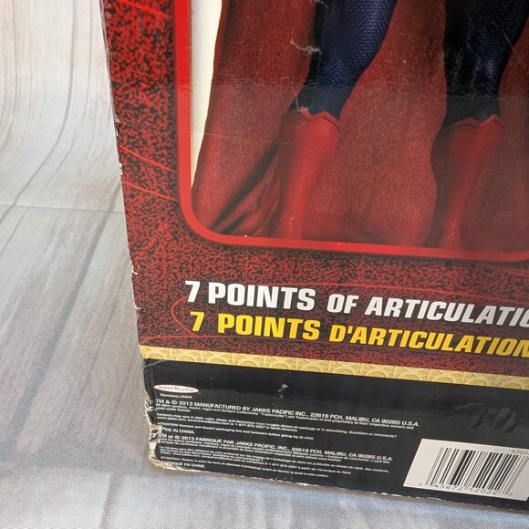 DC Comics JAKKS Pacific Blue Plastic 31-Inch Man of Steel Superman Action Figure - Picture 12 of 15